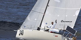 Inicio del estudio del sueño en Navegantes solitarios: Pilar Pasanau en la Minitransat